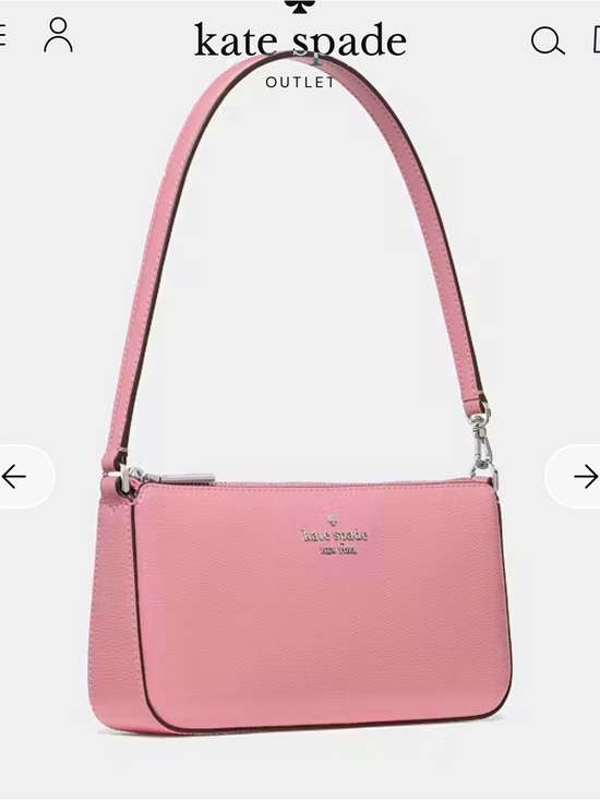 kate spade Handbags - kate spade Pink Pebbled Leather Shoulder Bag with Silver Hardware